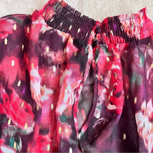 Torrid mock neck chiffon floral midi dress - Picture 11 of 11